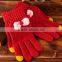 Best Sellers Small And Lovely Ribbon Touch Screen Gloves For Christmas 2015 For Smart Devices