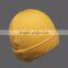 2015 NEW DESIGN BLANK ACRYLIC YELLOW CUFF BEANIE HAT