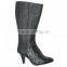 Python leather boots SWPS-003