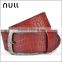 Custom high quality belt buckle pattern men real crocodile leather belt