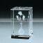 Square Crystal Wedding Anniversary Gifts With 3d inner laser