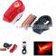 Rechargeable 0.5W LED Bicycle Safety Rear Light