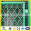 Pvc Coated Diamond Wire Mesh of 2.0mm Wire With 50mmX50mm Opening in Green Color