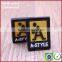 Custom heat transfer press silicone tag labels for clothing luggage