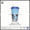 promotional new design plastic coffee cup mug plastic plastic drinking mug with lid