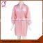 FUNG 2904 Women Siky Solid Satin Robe