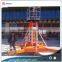 mast climbing work platform or single ladder stop hydraulic platform
