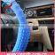 Soft 14 inch pink silicone car steering wheel cover