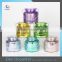 Home Deco Bulk Candle Holder Container Colored Frosted Glass Candle Jar