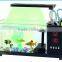 LED light USB Mini acrylic Fish Tank with fish tank christmas decorations