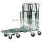 Stock Trolley with Foldaway and Retractable Shelf, tubular steel trolley TR-05