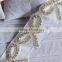 New Design Bowknot Handmade Clear Wedding Sashes Rhinestone Applique for Bridal Sash