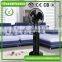 Adjustable humidifier stand fan, rechargeable mini fan with timer setting made in China