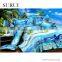 Hot-selling Dolphin printed bed sheet fabric