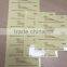 rectangle transparent PET material sticker label sale