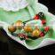2015Hot sales white and yellow Unique handmade Jingdezhen ceramic bead bracelet