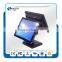 15' all in one Dual Screen Touch Widows POS Terminal machine -HZQ-T9080D
