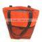 Polyester Waterproof Orange Cooler Tote Bag