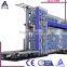 Push back racking system automatically slide