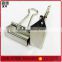 Wholesale price Promotional gifts customer logo metal silver binder clips 32mm
