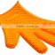 A06-9 Best Selling Products Heat Resistant BBQ Silicone Gloves With 5 Fingers