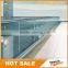 Aluminum base for glass railing