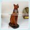 resin egytain bast statue of cat feline goddess Bastet