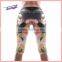 Wholesale Custom Sublimation Printed Sports Compression capris