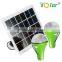 Concise look for home lighting high efficiency mini 6w DC solar system