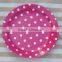 christmas dinner beautiful disposable dot paper tableware