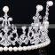 Yiwu Factory Directly Elegant Queen Crown Large Bridal Rhinestone Pageant Bridal Wedding Tiara