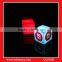 led flashing cube shape light