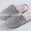 grey basic super warm indoor slipper woman lady slipper cheap price slippers for women 2016