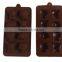 Different Animal Bear shape 8-cups Silicone Chocolate Moulds
