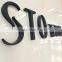 Custom large alphabet 3d plastic acrylic letters for storefront