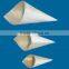 80 Wooden Cones for food