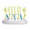 Eco-friendly Plastic PP design anti bacterial sprout drying shelf for baby feeding bottle bpa free