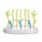 Eco-friendly Plastic PP design anti bacterial sprout drying shelf for baby feeding bottle bpa free