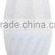 E27 3w 4w led candle light with white plastic aluminum house
