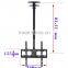 Universal adjustable Swivel 90 degree tilt 12 degree lcd led plasma ceiling mount for most 26" - 55" flat panel TVs