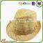Fashion good quality straw cowboy hat,panama hat,straw fedora hat
