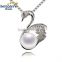 Animal pearl pendant freshwater pearl pendant design AAA 9mm button swan shaped real freshwater pendant