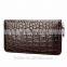 Fashion Luxury Handmade Men Business Wallet Real Crocodile leather Clutch Wallet Men