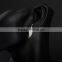 Separations Color Wing Pendant Stud Earrings Silver Plated Earring Cooper Alloy Jewelry