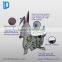 duck shape custom cardboard advertising standee cardboard displaying stands