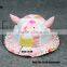 Custom Promotional Girls Kids Hats Lace Cotton Fedora