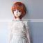 fashionable short straight brown bjd/blythe doll wig