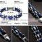 Men stainless steel silicone link chain bracelet