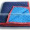 New arrival high quality solid emboss flannel fleece blanket