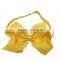 Baby Elastic Headbands 5'' Boutique Grosgrain Ribbon Bows On 1.5cm Baby Girl Headbands DIY Hairband